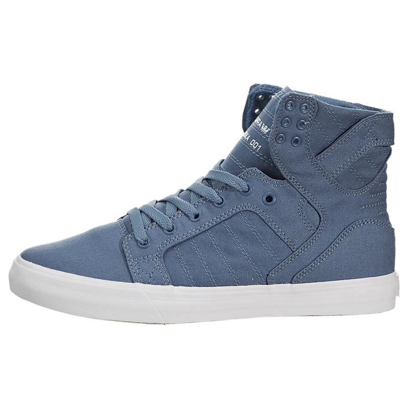 Buty Supra SKYTOP D - Sneakersy Wysokie Męskie - Niebieskie (CXBG-93548)